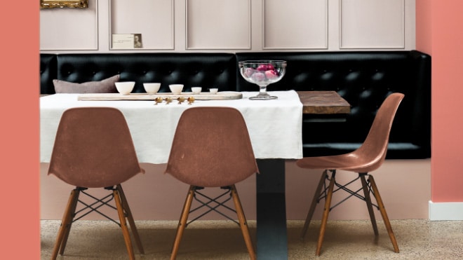 Warme Rottöne stehen für den Trend 