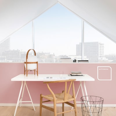 Badezimmer mit Wandfarbe Achatgrau