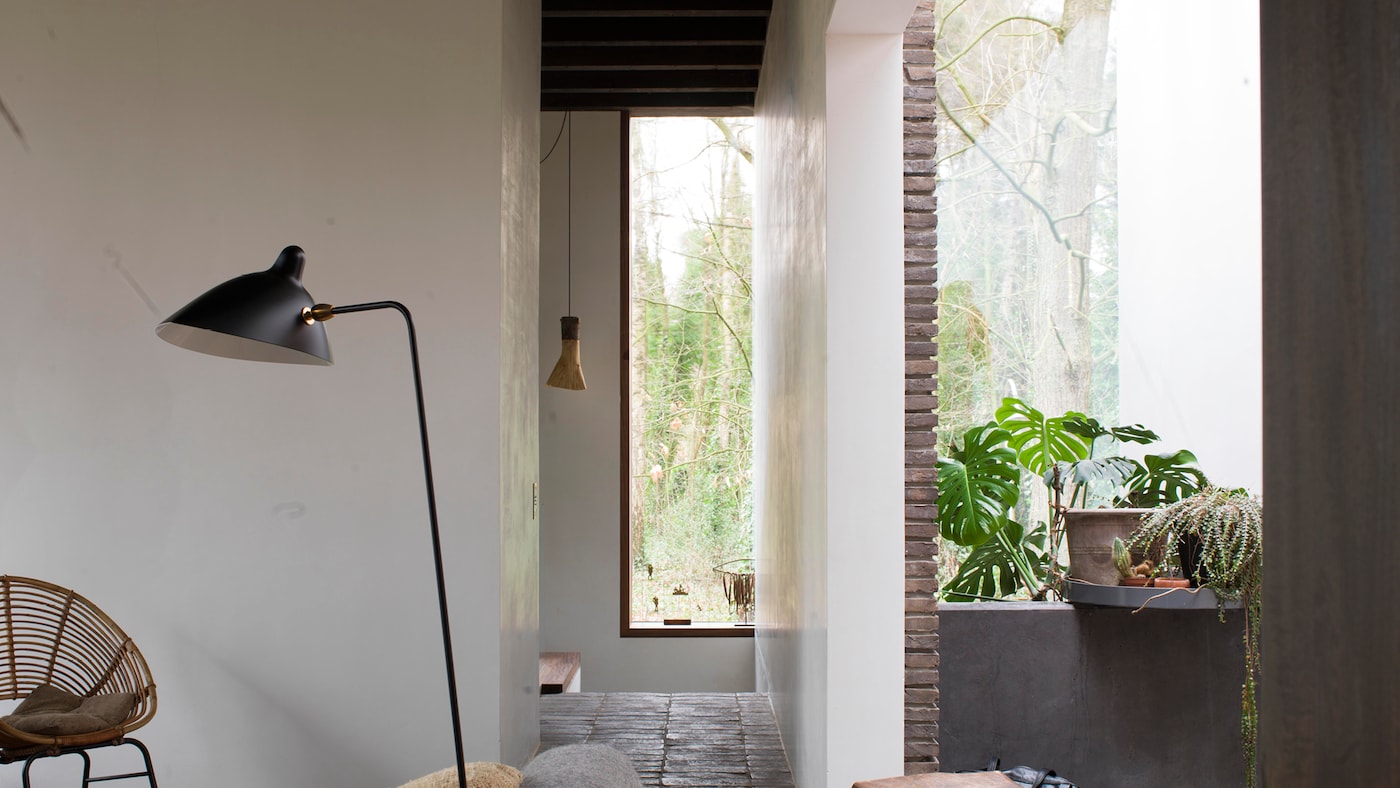 Add warmth to an open-plan space by taking inspiration from nature.