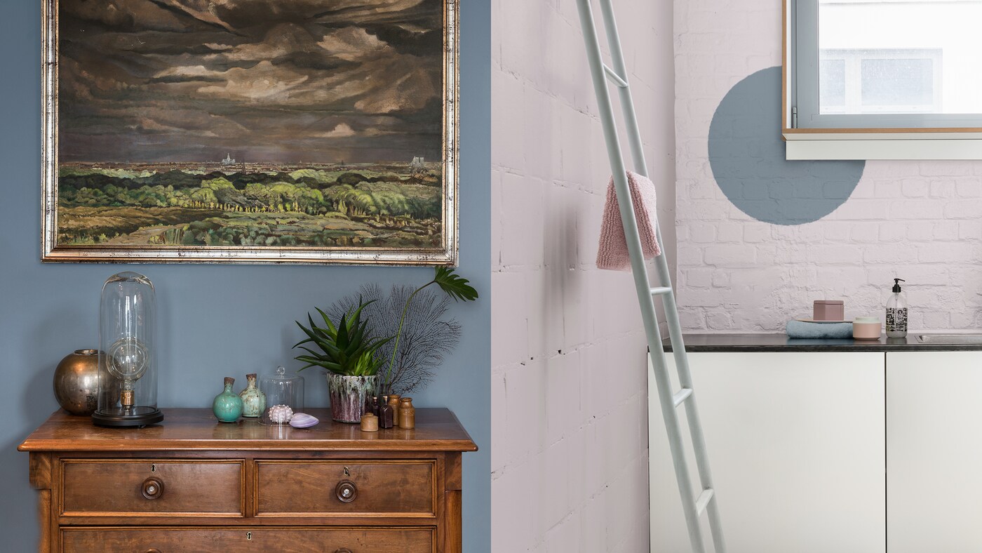 The Colour of the Year, Denim Drift, is versatile enough to work in any setting.