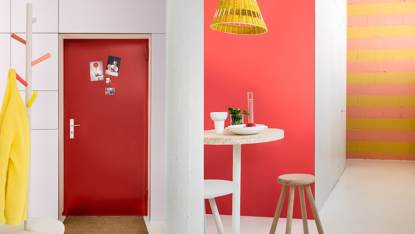 Combinations of accent colours can deliver striking results.