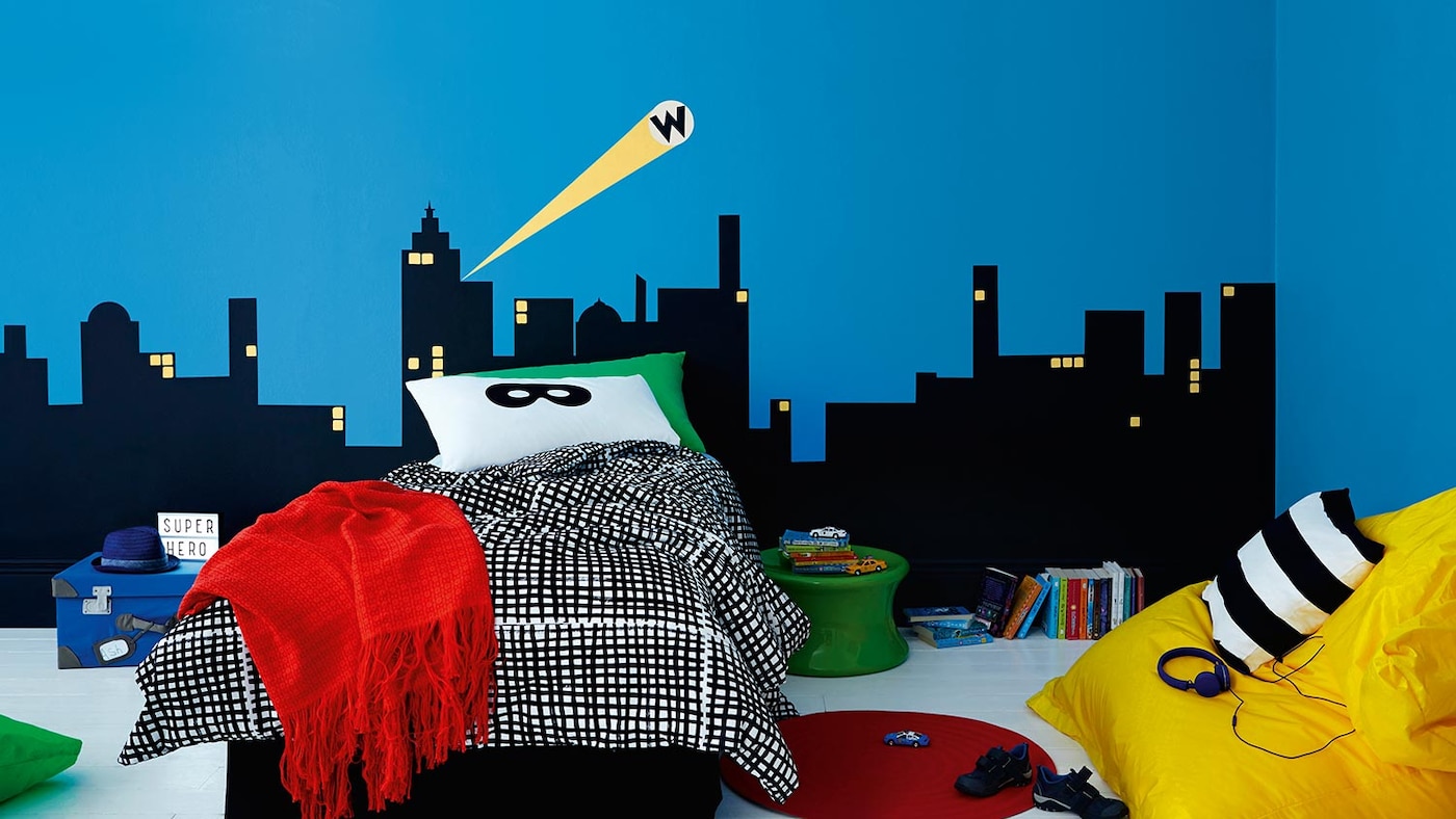 Superhero themed bedroom