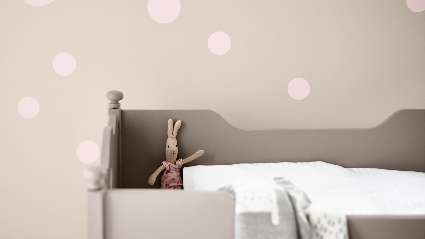 Muted hues will help you create a whimsical scheme that’s both pretty and modern.