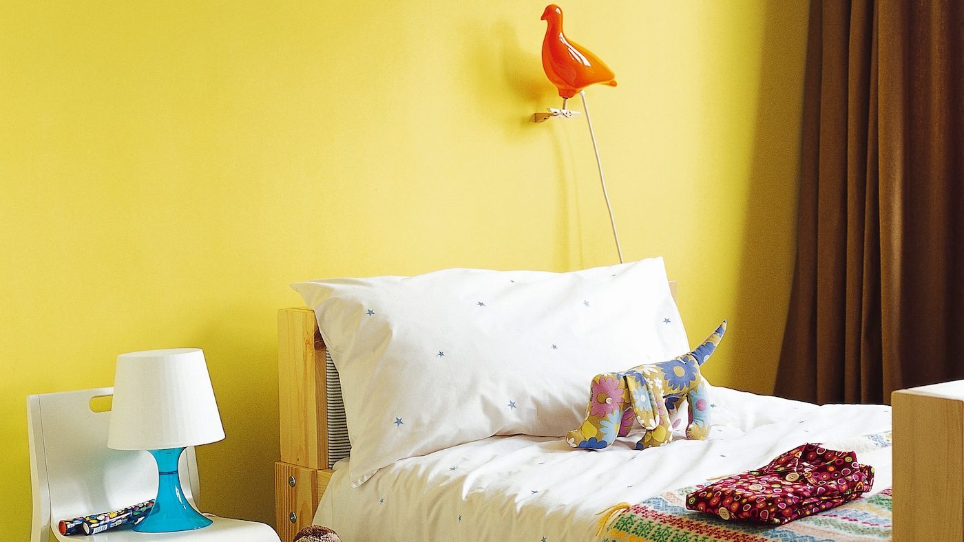 Try yellow in your kid’s bedroom for a sunny, feel-good look