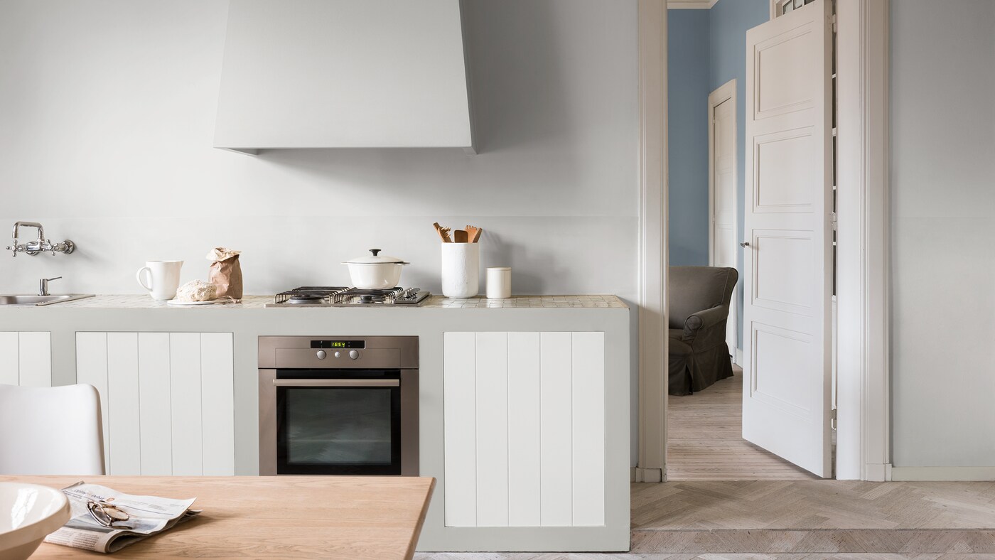 不妨考慮在房間內，或在不同房間採用相同色調。