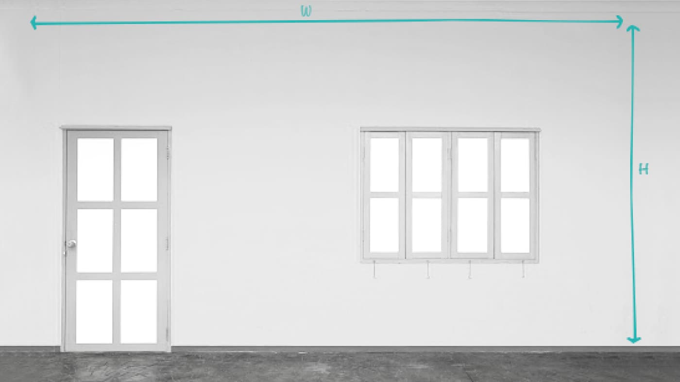 計算整體房間尺寸