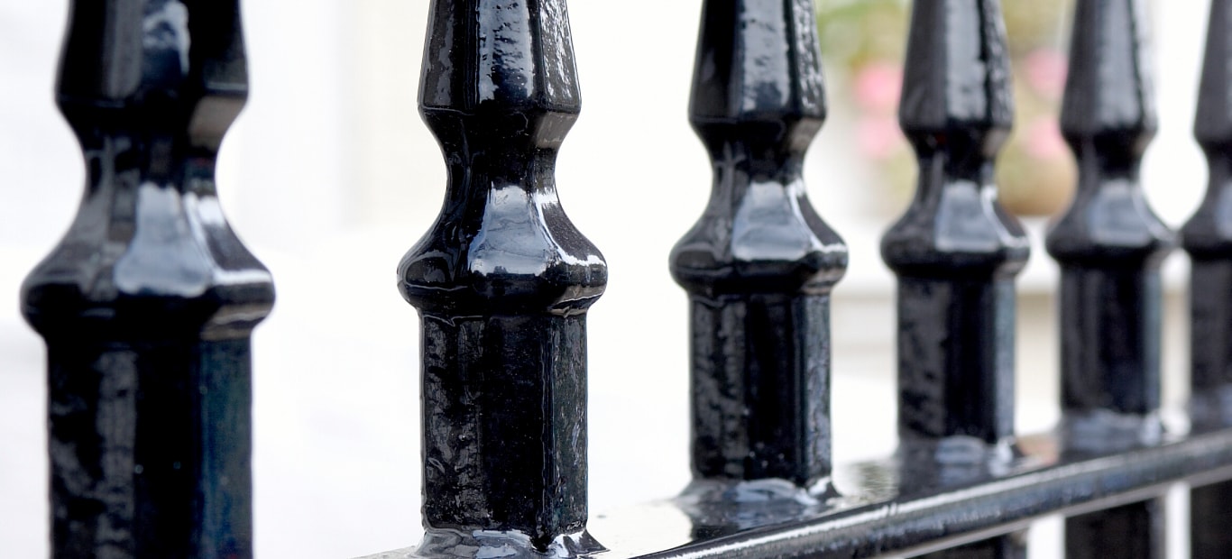 rozsda, fém, kerítés