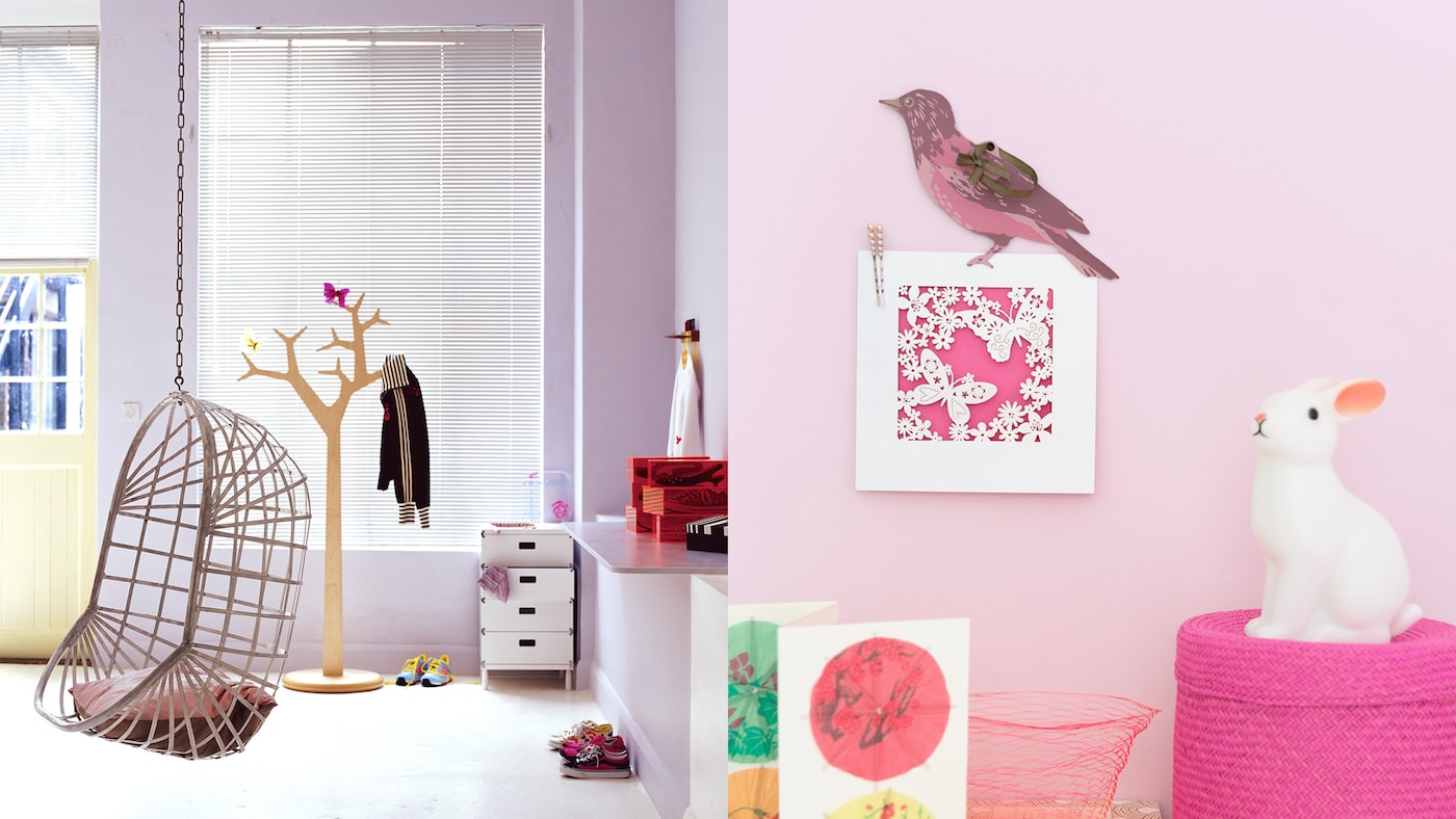 Warna pastel tidak pernah ketinggalan jaman dan memberikan perasaan tenang yang benar-benar pas untuk kamar tidur. Kombinasikan warna-warna ini dengan cermat dan warna-warna ini dapat berfungsi dengan baik untuk anak laki-laki maupun anak perempuan.