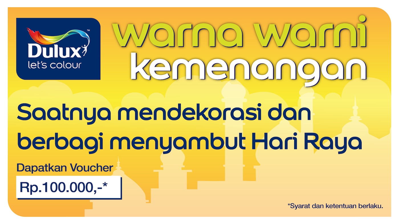 Gratis voucher Rp.100.000,-