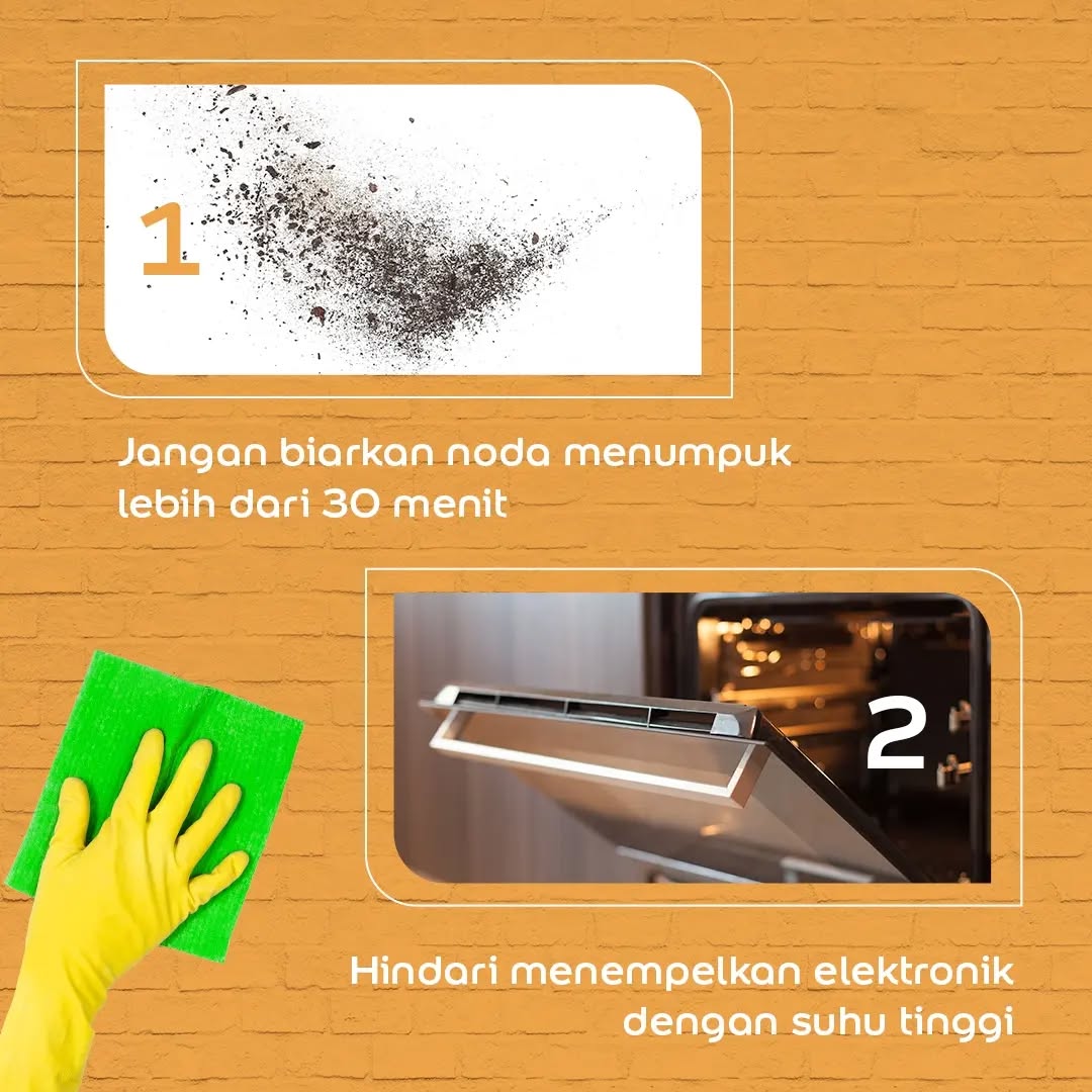 Jangan Biarkan Noda Menumpuk Lebih dari 30 Menit