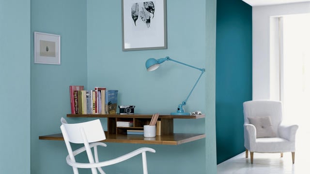 Cool Study Space blue image