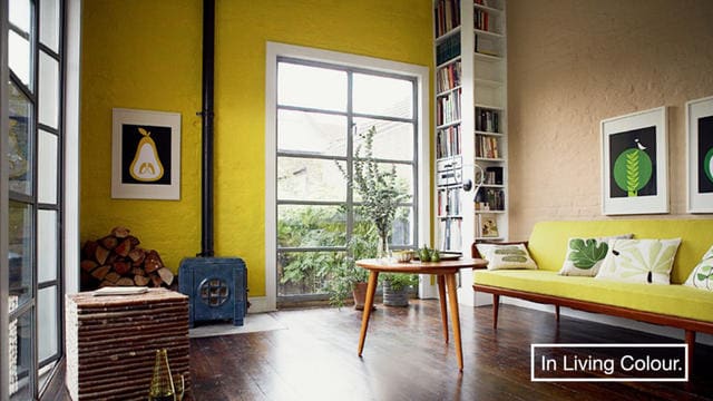 Bright Coloured Living Spaces