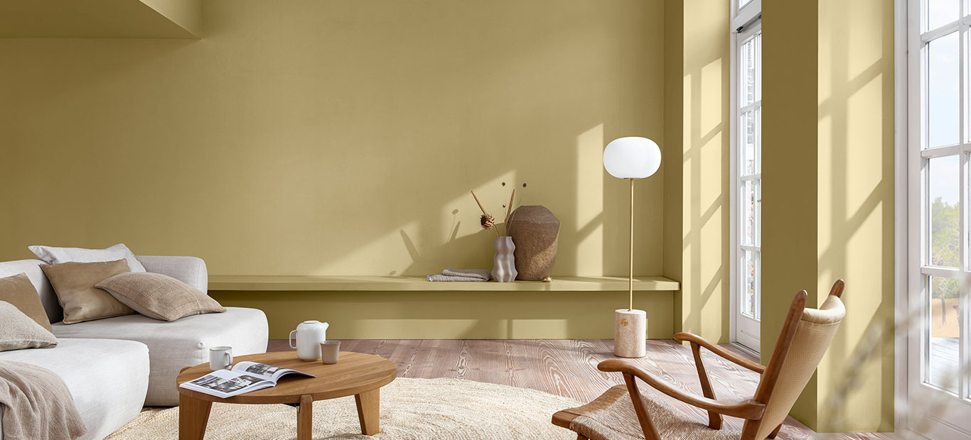 Image of interiors of a home painted using Dulux Ireland colours