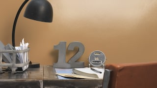 Add warmth to cool metal with orange