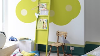 Bring alive a kids' room with lime green