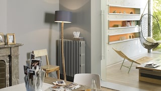 Choose stone grey for a cool dining room