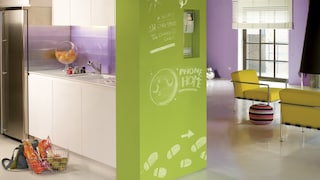 Contrast hard surfaces with candy colours