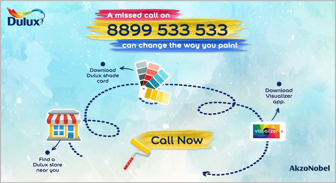 A missed call can change the way you paint Dulux India