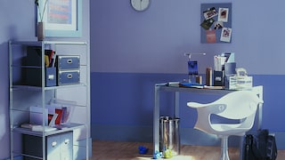 Invigorate cool grey with glowing red