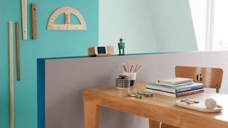 Let cool green and warm wood inspire you