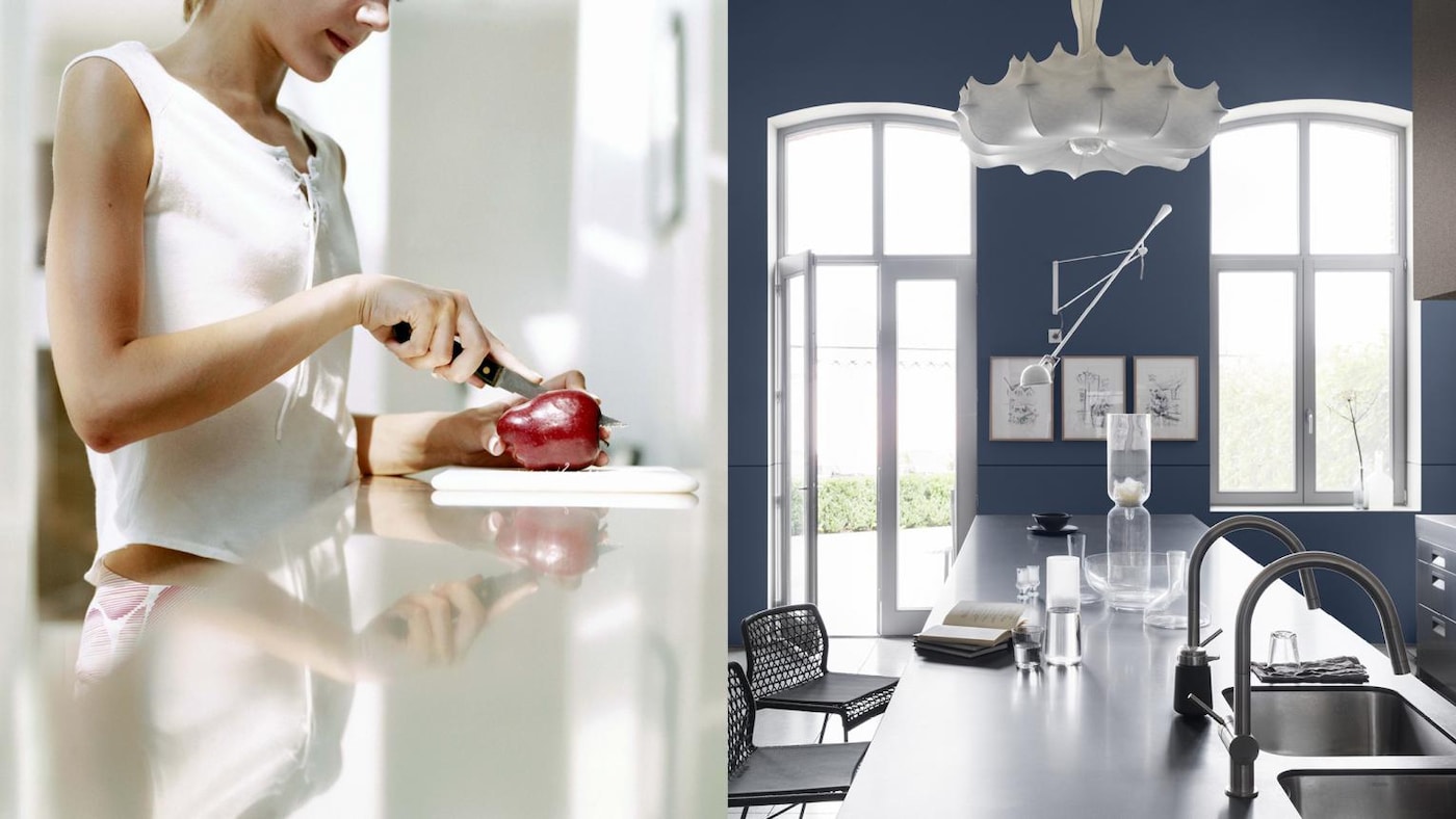  If your budget won’t stretch to the kitchen of your dreams, try using paint as an affordable fix for a designer-style scheme you don’t have to wait for.