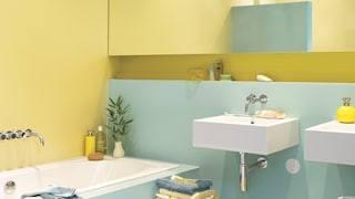 Tiny bathroom? Bring it to life with colour