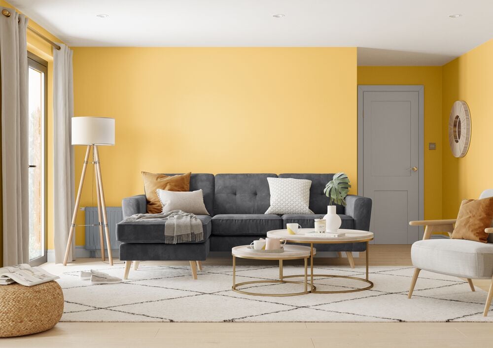 yellow wall colour