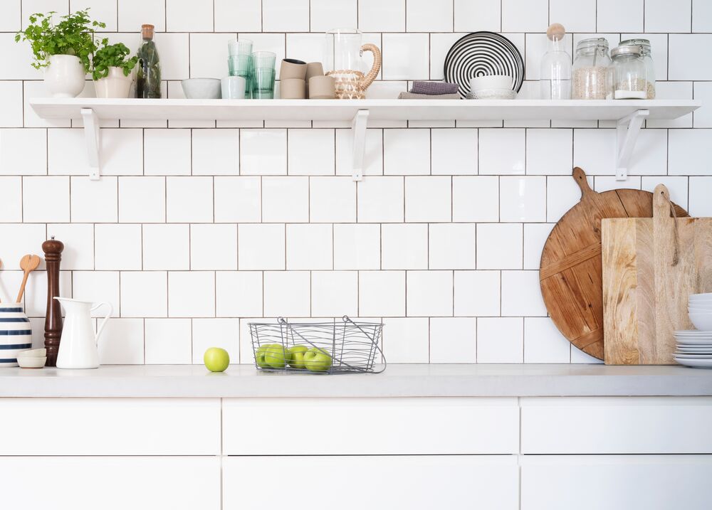 Blue and White Tiles
