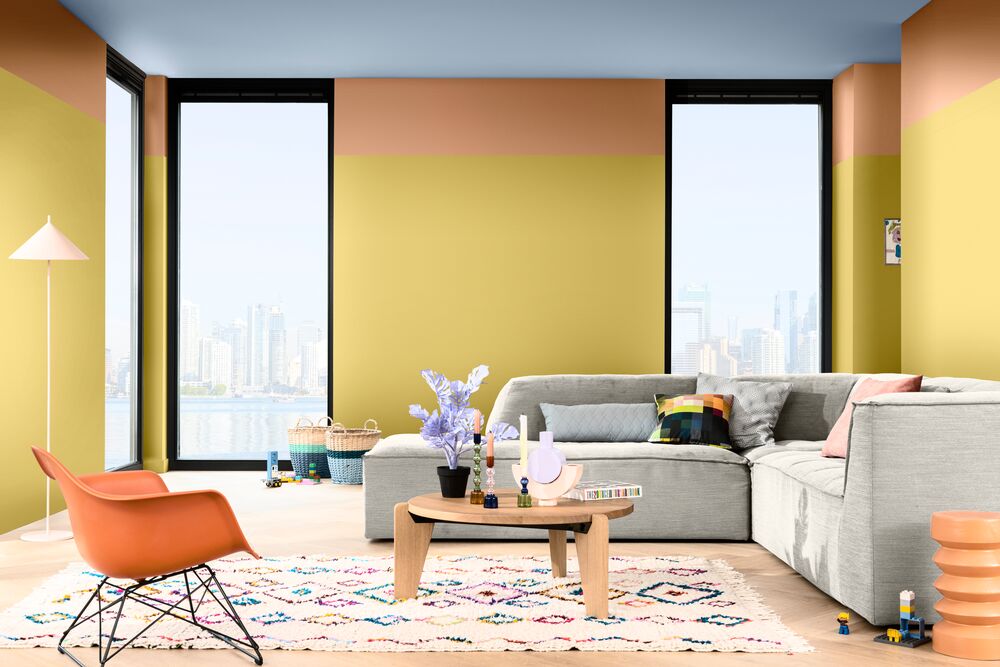 Yellow and Black in Different Rooms