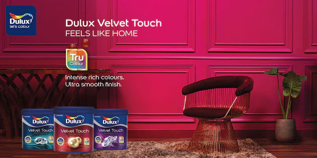 Dulux Velvet Touch product range