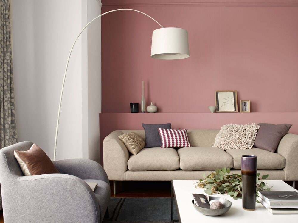 Calming Pink Interiors