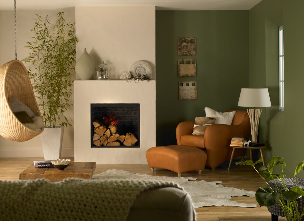 green living room