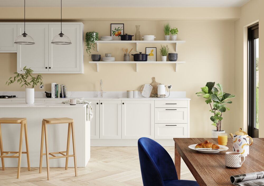 Warm neutral wall colour