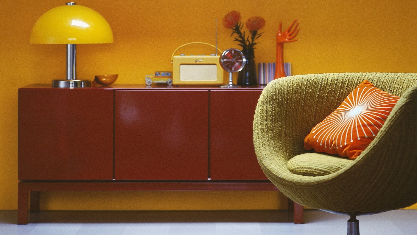 mustard yellow walls