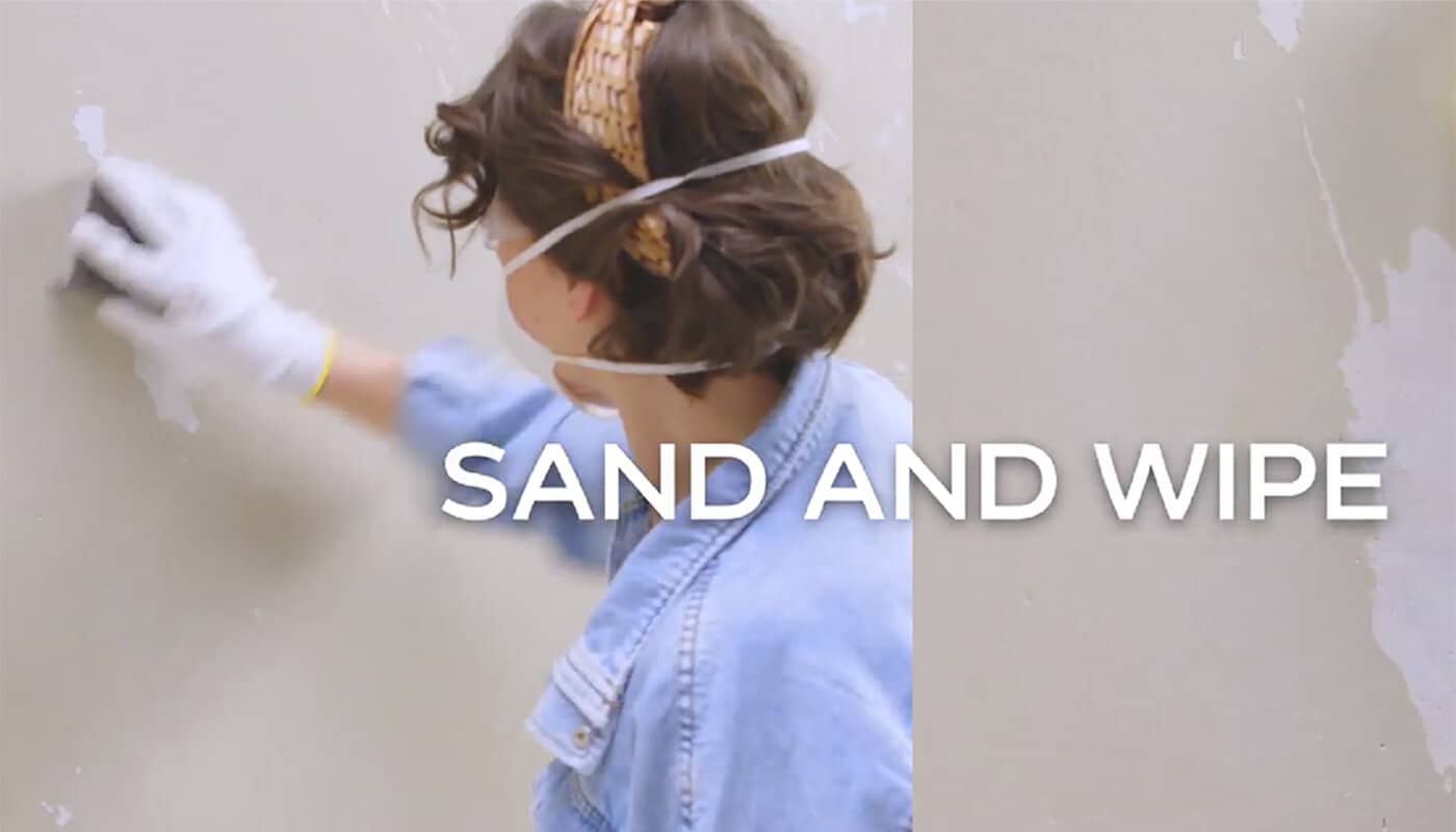 Carteggia e pulisci la superficie