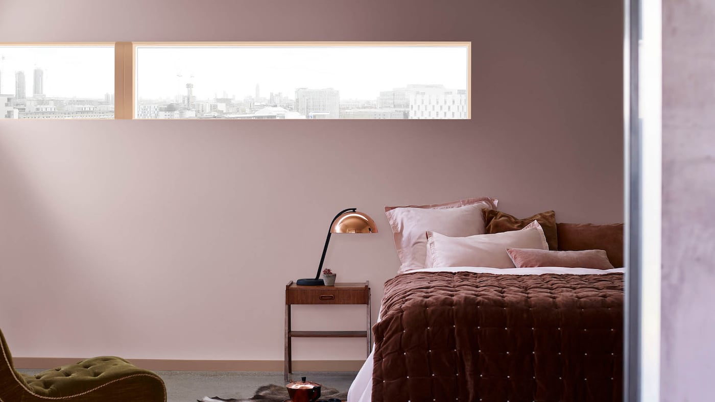 Create comfort with Heart Wood and shades of clay and terracotta