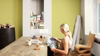 Keep it natural with a green dining room