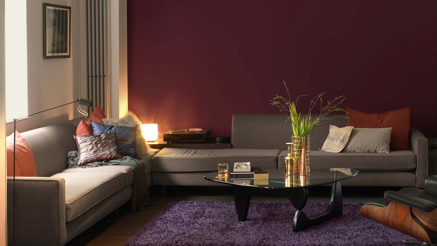 Choose deep, vibrant colours to create a living space that warms the heart.