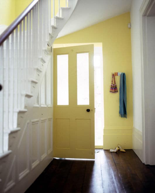 yellow hallway