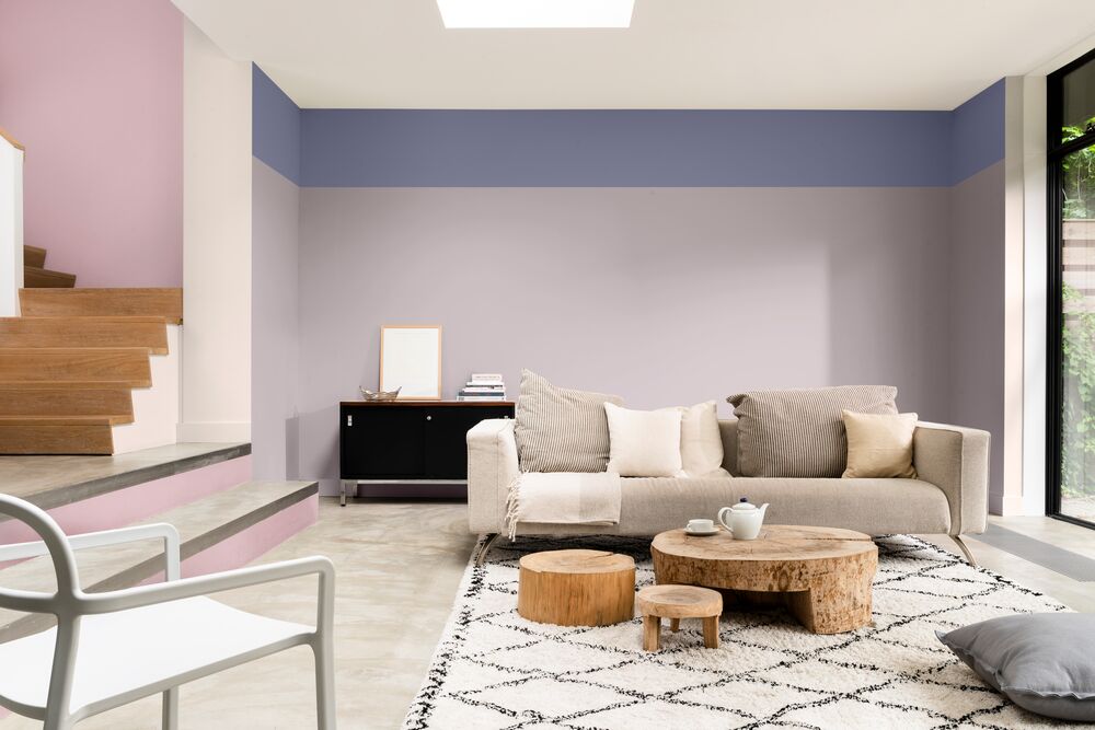 shade of purple in bedroom