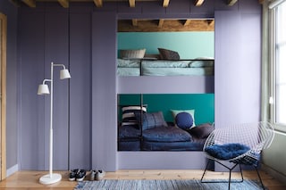 Cosy up your bedroom with soft purple