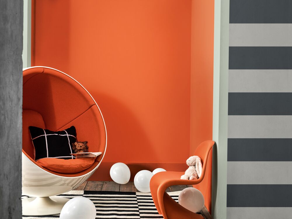 shades of orange colour