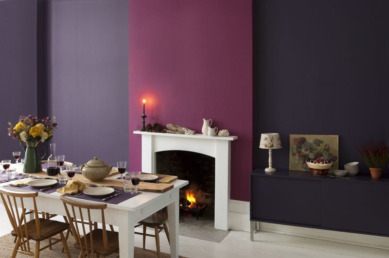 furniture and decor in dining room