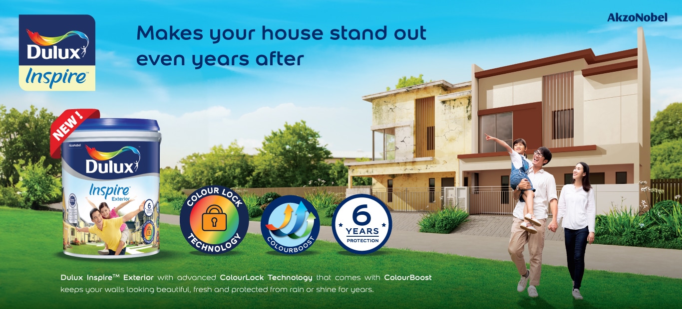 Dulux Inspire Exterior makes your house stand out even years after