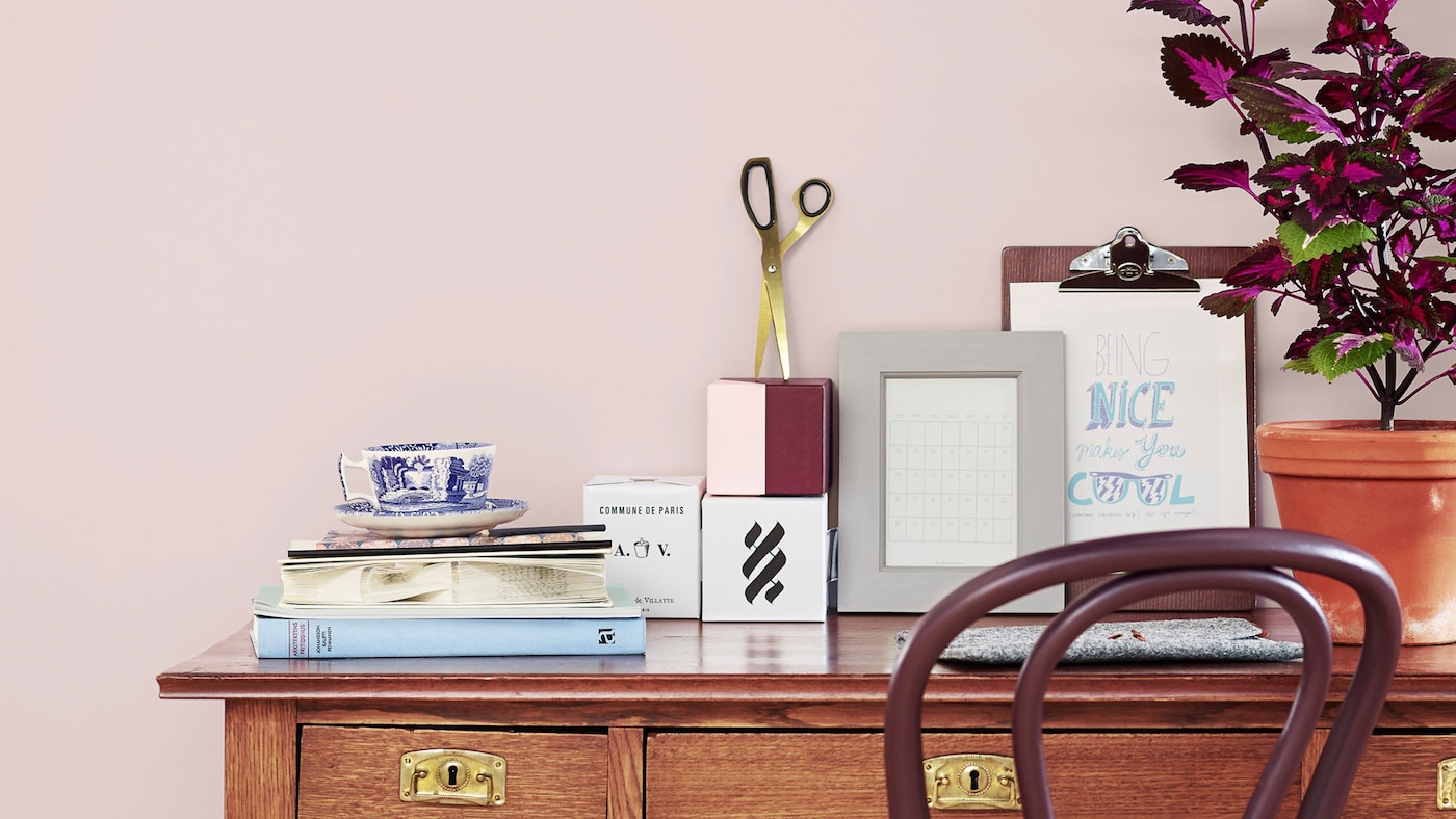 Restore old furniture to create a workspace