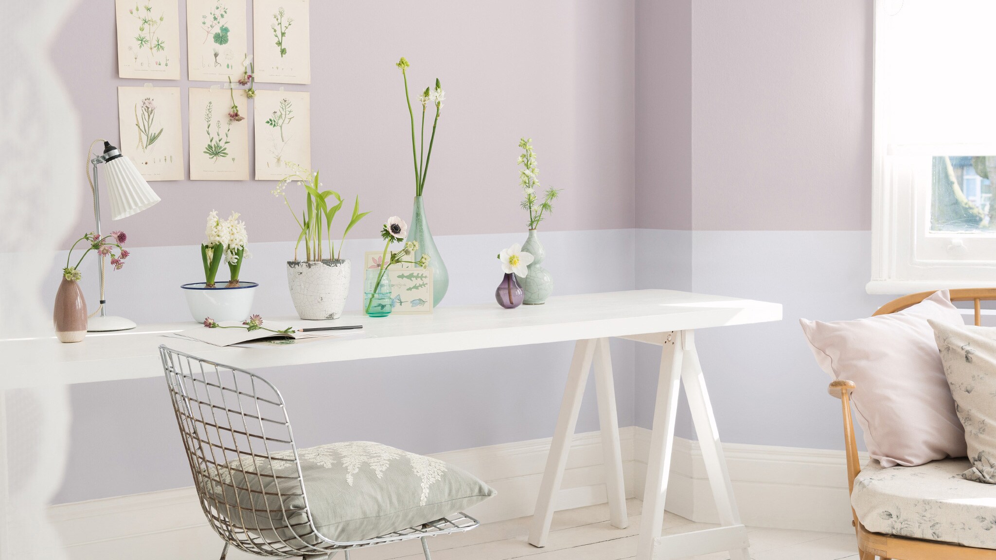 Create impact with a two-toned paint effect