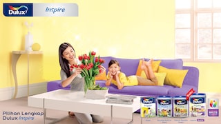 Nikmati rumah yang lebih berseri dengan rangkaian produk Dulux Inspire®