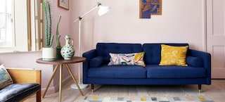 Pink and Grey Living Room Ideas - Colour Schemes 
