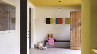 Tired hallway? Embrace vibrant colour