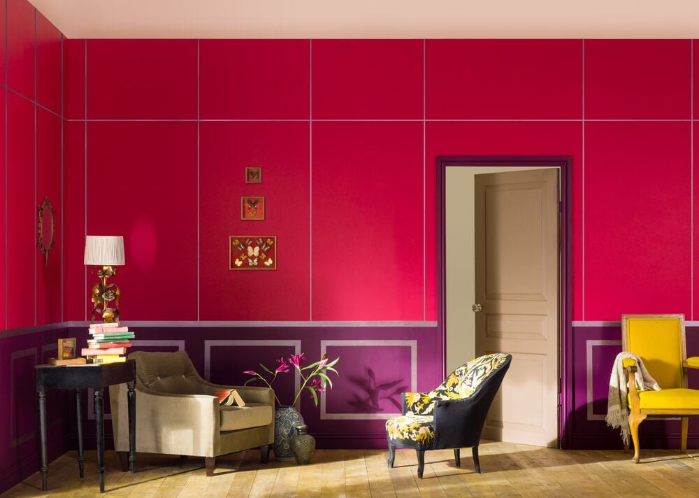 red colour combination palette